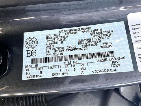 Used 2023 Ford F150 XLT w/ Equipment Group 302A High AWD/4WD image 35