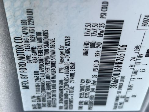 Used 2017 Ford Fusion S image 23