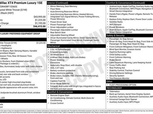 Certified 2024 Cadillac XT4 Premium Luxury AWD/4WD image 4