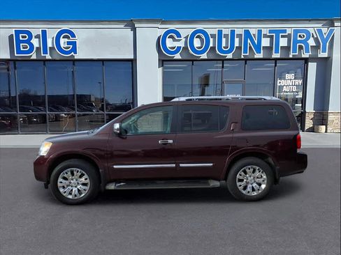 Used 2015 Nissan Armada Platinum w/ 2nd Row Captain Seat Package image 2