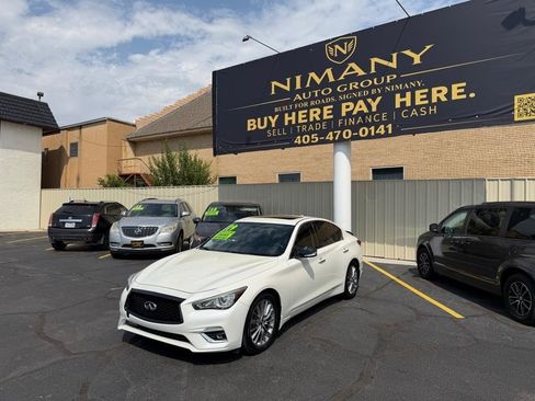 Used 2019 INFINITI Q50 Luxe w/ Essential Package (3.0T Luxe) RWD image 3
