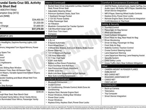 New 2026 Hyundai Santa Cruz SEL FWD image 5