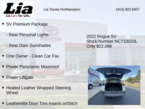 Used 2022 Nissan Rogue SV w/ SV Premium Package image 14