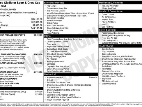 Used 2022 Jeep Gladiator Sport AWD/4WD image 26