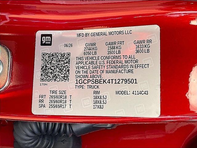 New 2026 Chevrolet Colorado W/T w/ WT Custom Package RWD image 10