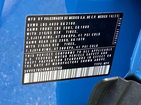 Certified 2024 Volkswagen Taos SE AWD/4WD image 26