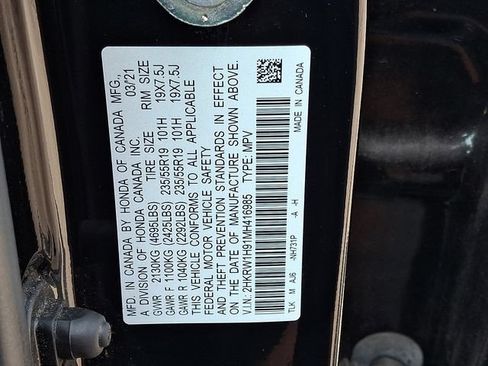 Used 2021 Honda CR-V Touring image 26