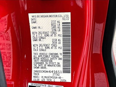 Used 2022 Nissan Frontier SV w/ Technology Package image 18