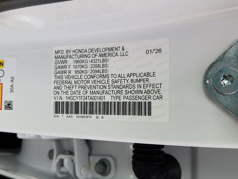 New 2026 Honda Accord LX image 15