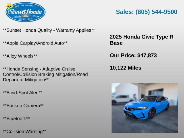 Used 2025 Honda Civic Type R image 5