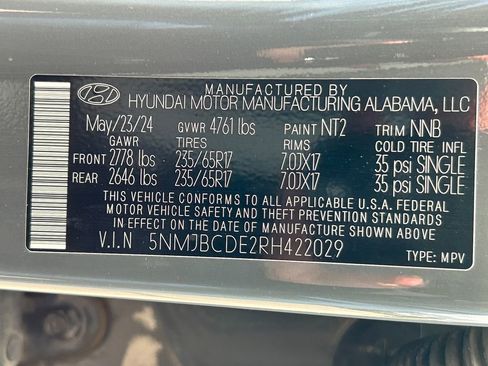 Used 2024 Hyundai Tucson SEL AWD/4WD image 34