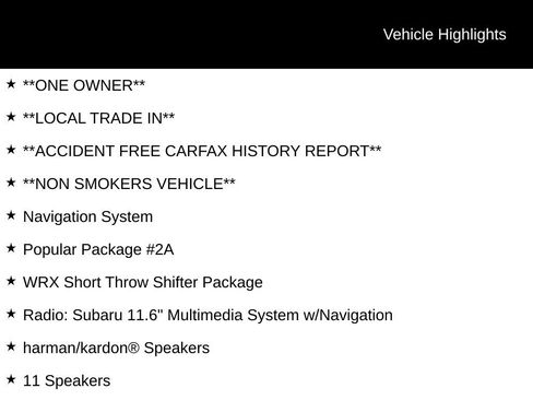 Certified 2025 Subaru WRX tS w/ Popular Package #2A AWD/4WD image 12