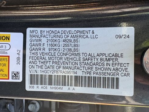 Used 2024 Honda Accord Touring image 24
