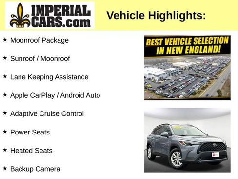 Certified 2023 Toyota Corolla Cross LE w/ Moonroof Package image 3