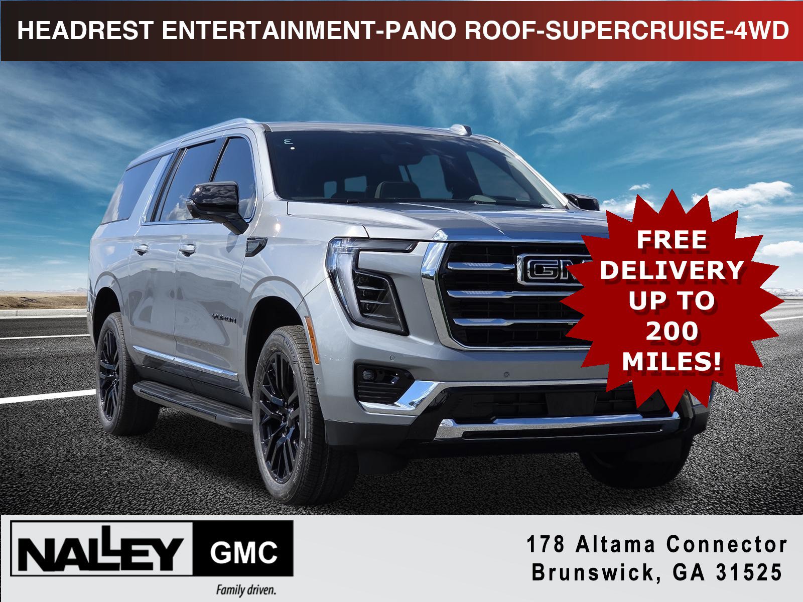 New 2026 GMC Yukon XL Elevation w/ Elevation Premium Package AWD/4WD 360° Tour