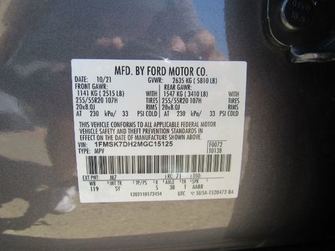 Used 2021 Ford Explorer XLT w/ Equipment Group 202A image 55