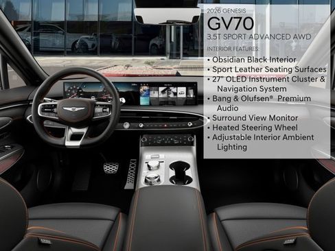 New 2026 Genesis GV70 3.5T Sport Advanced image 17