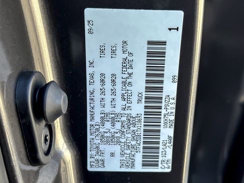 New 2026 Toyota Tundra Platinum image 26