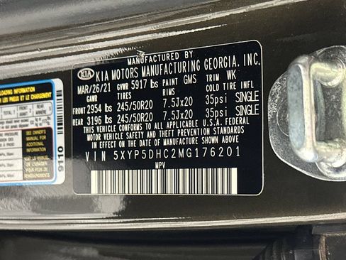 Used 2021 Kia Telluride SX w/ SX Prestige Package AWD/4WD image 9