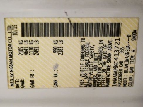 Used 2016 Nissan Maxima SR image 59