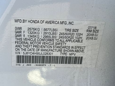 Used 2018 Acura MDX w/ Advance & Entertainment AWD/4WD image 42