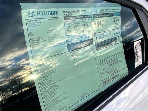 New 2026 Hyundai Elantra SEL Sport Premium FWD image 16