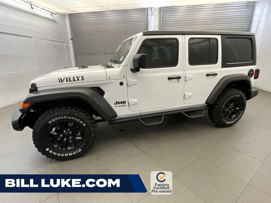 Certified 2022 Jeep Wrangler Unlimited Sport AWD/4WD image 1