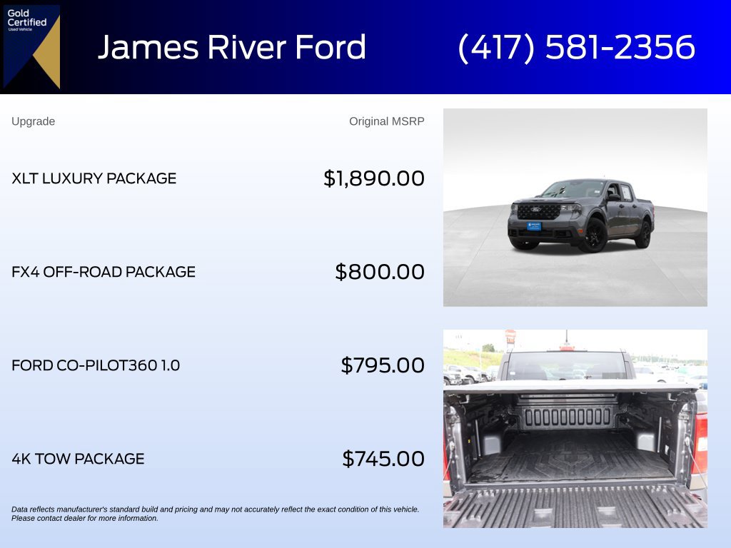 Used 2025 Ford Maverick XLT w/ XLT Luxury Package AWD/4WD image 6