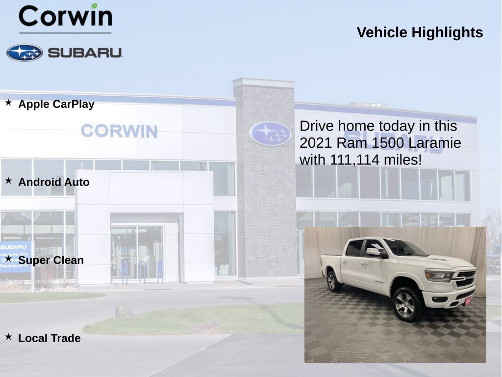 Used 2021 RAM 1500 Laramie w/ Sport Appearance Package AWD/4WD image 6