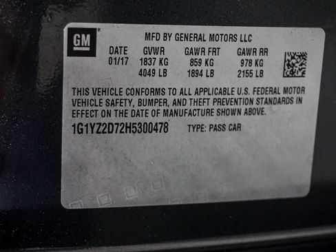 Used 2017 Chevrolet Corvette Grand Sport RWD image 18