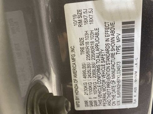 Used 2019 Honda CR-V EX-L image 21