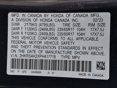 Certified 2023 Honda CR-V LX image 4
