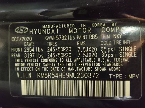 Used 2021 Hyundai Palisade Limited w/ Cargo Package FWD image 33