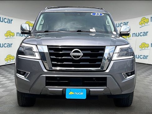 Used 2023 Nissan Armada Platinum w/ Captain's Chairs Package AWD/4WD image 2