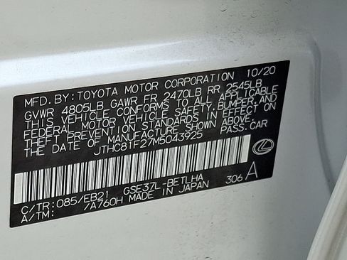 Used 2021 Lexus IS 300 AWD w/ Comfort Package image 28
