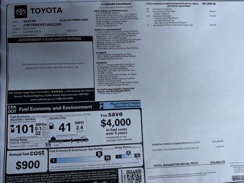 New 2026 Toyota RAV4 AWD Plug-in Hybrid image 24