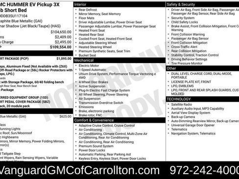 New 2025 GMC Hummer EV 3X w/ LPO, Sport Package image 8