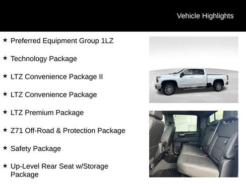 Used 2024 Chevrolet Silverado 2500 LTZ w/ LTZ Premium Package AWD/4WD image 3