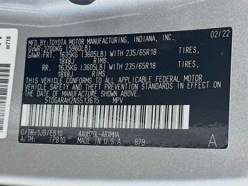 Used 2022 Toyota Highlander XLE image 12