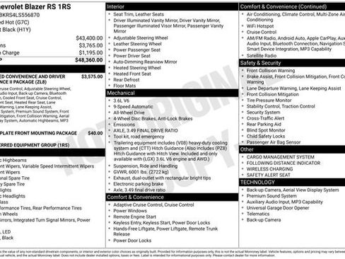 Used 2020 Chevrolet Blazer RS image 2