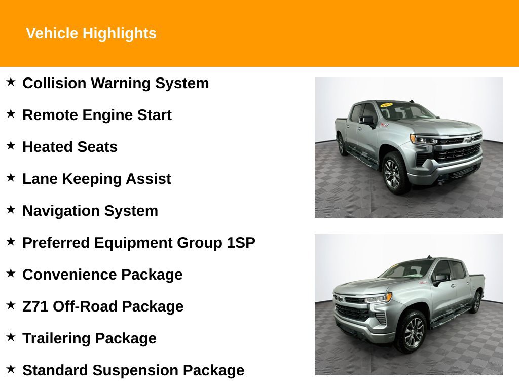 Used 2025 Chevrolet Silverado 1500 RST w/ Z71 Off-Road Package AWD/4WD image 2