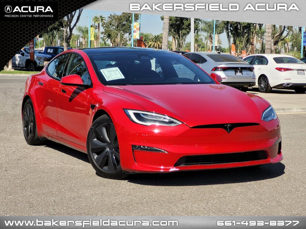 Used 2021 Tesla Model S Plaid AWD/4WD image 1