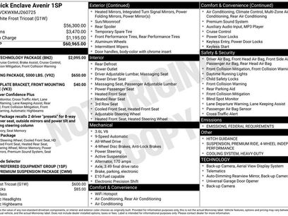 Used 2021 Buick Enclave Avenir w/ Avenir Technology Package