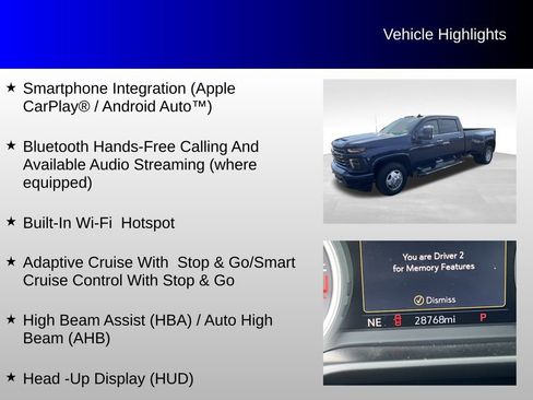 Used 2021 Chevrolet Silverado 3500 High Country w/ Technology Package image 8