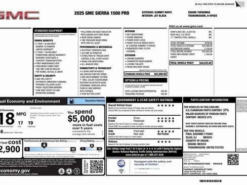 New 2025 GMC Sierra 1500 Pro w/ Trailering Package image 4