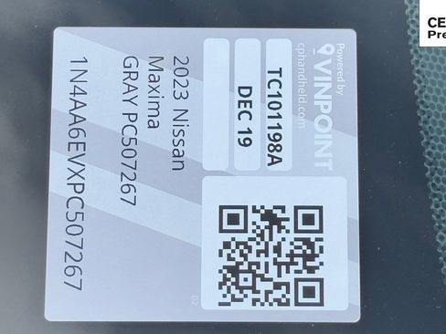 Certified 2023 Nissan Maxima SR w/ Sport Mat Group image 31