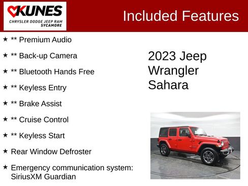 Used 2023 Jeep Wrangler Sahara image 3