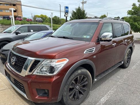Used 2017 Nissan Armada Platinum w/ Captain Seat Package AWD/4WD image 2