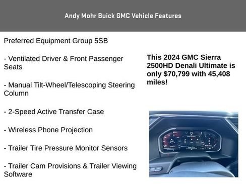 Used 2024 GMC Sierra 2500 Denali Ultimate AWD/4WD image 11