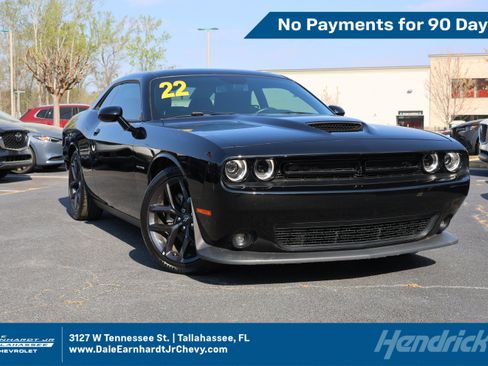 Used 2022 Dodge Challenger R/T w/ Blacktop Package RWD image 1